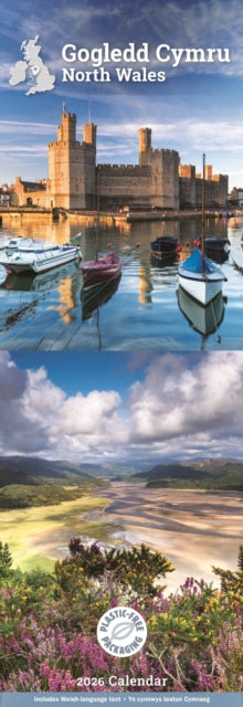 Cover image for 9781529897685 - North Wales Slim Calendar 2026