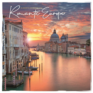 Cover image for 9781529897975 - Romantic Europe Square Wall Sunday Start