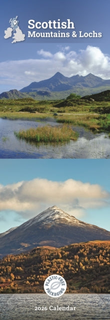 Cover image for 9781529898033 - Scottish Mountains Lochs Slim Calendar 2
