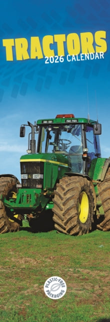 Cover image for 9781529898439 - Tractors Slim Calendar 2026