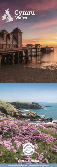 Cover image for 9781529898477 - Wales Slim Calendar 2026