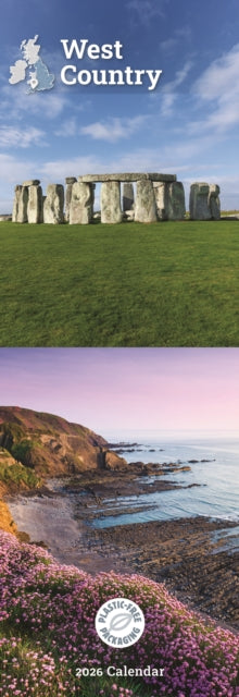 Cover image for 9781529898521 - West Country Slim Calendar 2026