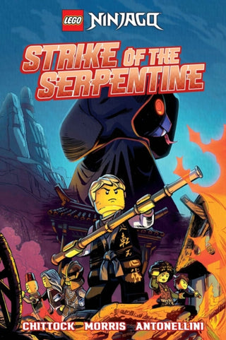 Cover image for 9781534333352 - LEGO Ninjago: Strike of the Serpentine (Graphic Novel)