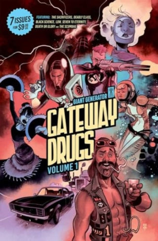 Cover image for 9781534340855 - Gateway Drugs Volume 1: A Giant Generator Sampler