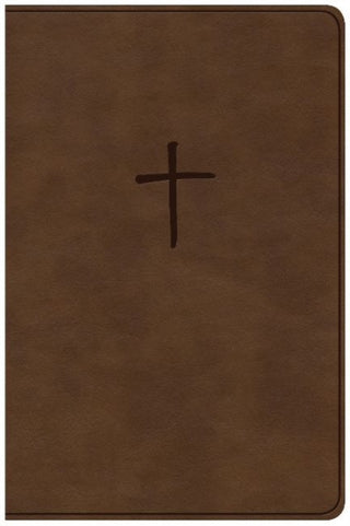 Cover image for 9781535905718 - CSB Compact Bible, Brown LeatherTouch, Value Edition