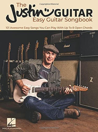 Cover image for 9781540060204 - The JustinGuitar Easy Guitar Songbook