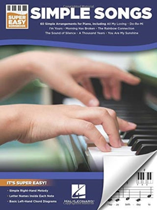 Cover image for 9781540084224 - Simple Songs - Super Easy Songbook