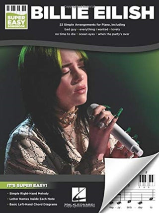 Cover image for 9781540094209 - Billie Eilish - Super Easy Songbook