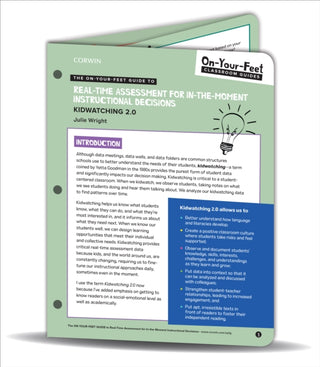 Cover image for 9781544381695 - The On-Your-Feet Guide to Real-Time Assessment for In-the-Moment Instructional Decisions