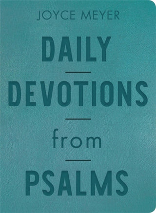 Cover image for 9781546002574 - Daily Devotions from Psalms (Leather Fine Binding)