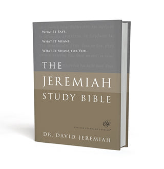 Cover image for 9781546014256 - The Jeremiah Study Bible, ESV