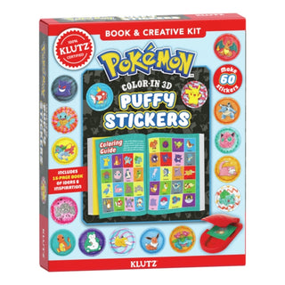 Cover image for 9781546121985 - Pokemon Color-In 3D Puffy Stickers