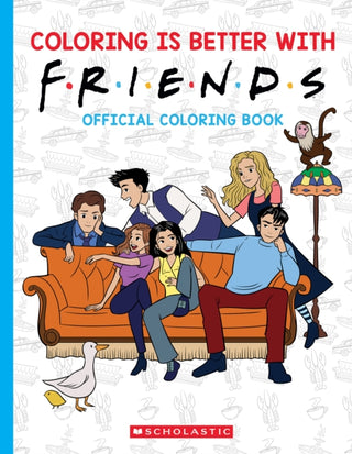 Supplemental image for 9781546130963 - Coloring is Better with Friends: Official Friends Coloring Book