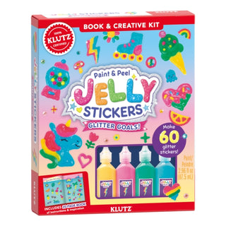 Cover image for 9781546134008 - Paint & Peel Jelly Stickers: Glitter Goals!