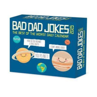 Cover image for 9781549240621 - Bad Dad Jokes 2025 6.2 X 5.4 Box Calendar