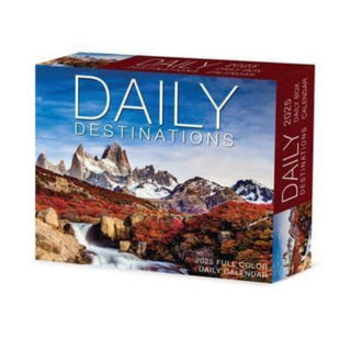 Cover image for 9781549240782 - Daily Destinations 2025 6.2 X 5.4 Box Calendar