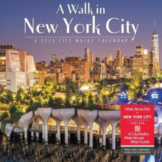 Cover image for 9781549241215 - A Walk in New York City 2025 12 X 12 Wall Calendar