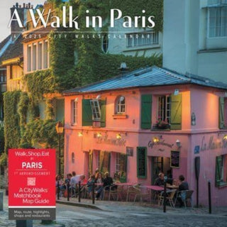 Cover image for 9781549241222 - A Walk in Paris 2025 12 X 12 Wall Calendar