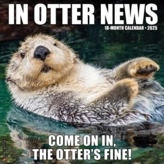 Cover image for 9781549243479 - In Otter News 2025 12 X 12 Wall Calendar