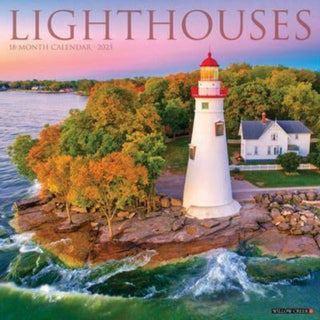 Cover image for 9781549243738 - CAL 25 LIGHTHOUSES 2025 WALL