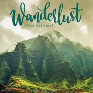 Cover image for 9781549245275 - Wanderlust 2025 12 X 12 Wall Calendar