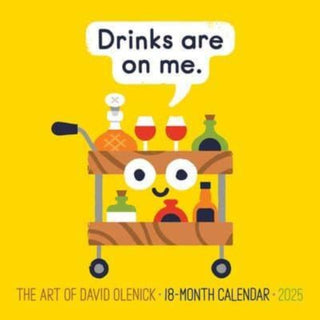 Cover image for 9781549245961 - The Art of David Olenick 2025 7 X 7 Mini Wall Calendar