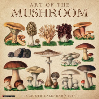 Cover image for 9781549258848 - Art of the Mushroom 2027 Wall