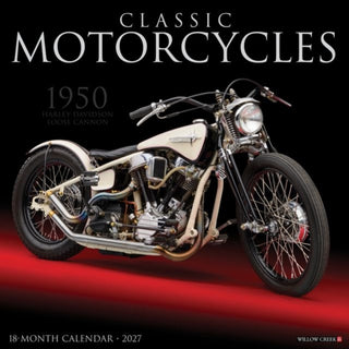 Cover image for 9781549259746 - Classic Motorcycles 2027 Wall