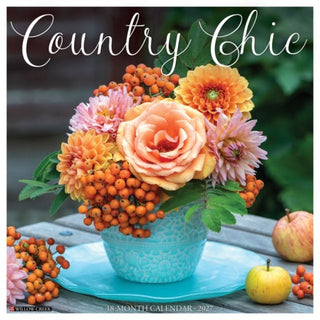 Cover image for 9781549259869 - Country Chic 2027 Wall