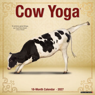 Cover image for 9781549259883 - Cow Yoga 2027 Wall