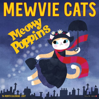 Cover image for 9781549261183 - Mewvie Cats 2027 Wall