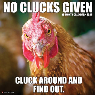 Cover image for 9781549261527 - No Clucks Given 2027 Wall