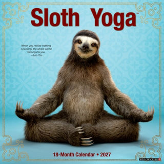 Cover image for 9781549262388 - Sloth Yoga 2027 Wall