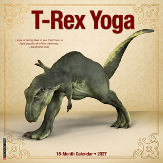 Cover image for 9781549262524 - T-Rex Yoga 2027 Wall