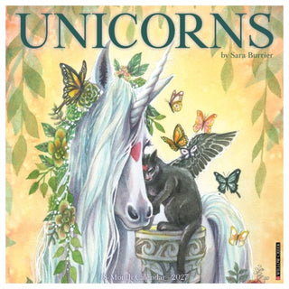 Cover image for 9781549262753 - Unicorns by Sara Burrier 2027 Wall