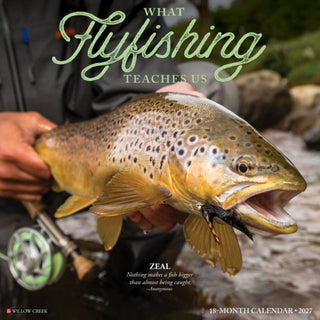 Cover image for 9781549262906 - What Fly Fishing Teaches Us 2027 Wall