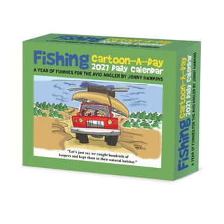 Cover image for 9781549263460 - Fishing Cartoon-A-Day 2027 Box