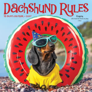 Cover image for 9781549263989 - Dachshund Rules 2027 Mini
