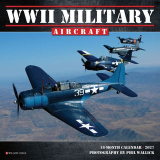 Cover image for 9781549264306 - WWII Military Aircraft 2027 Mini