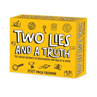 Cover image for 9781549265068 - Two Lies and a Truth 2027 Box