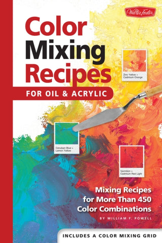 Cover image for 9781560108733 - Color Mixing Recipes for Oil & Acrylic