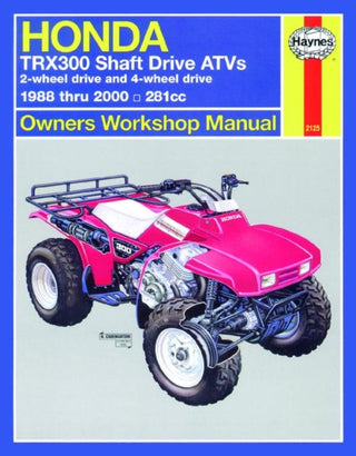 Cover image for 9781563924392 - Honda TRX300 Shaft Drive ATVs (88 - 00) Haynes Repair Manual