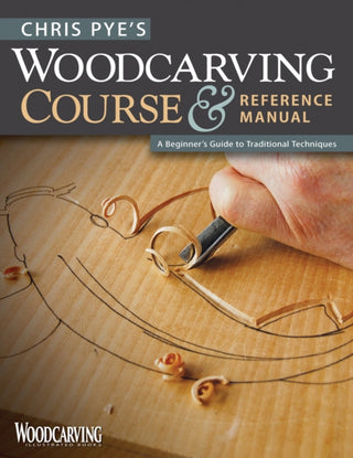 Cover image for 9781565234567 - Chris Pye's Woodcarving Course & Referen