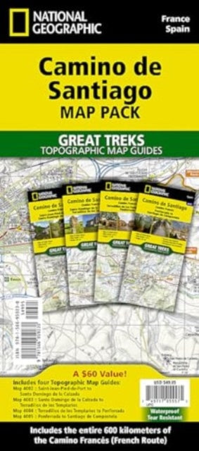 Cover image for 9781566959230 - Camino de Santiago Map Map Pack Bundle