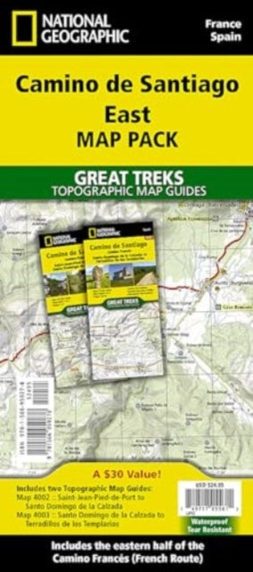 Cover image for 9781566959278 - Camino de Santiago East Map Map Pack Bundle