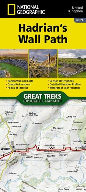Supplemental image for 9781566959421 - Hadrian's Wall Path Trail Map (4009)