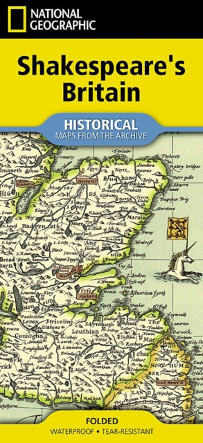 Cover image for 9781566959926 - National Geographic Shakespeare's Britain Map - folded
