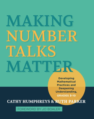 Cover image for 9781571109989 - Making Number Talks Matter