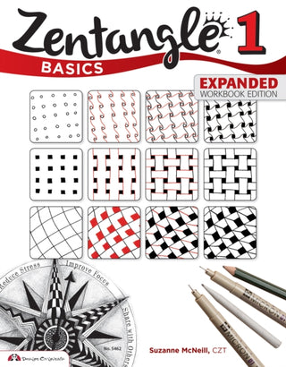 Cover image for 9781574219043 - Zentangle Basics, Expanded Workbook Edition