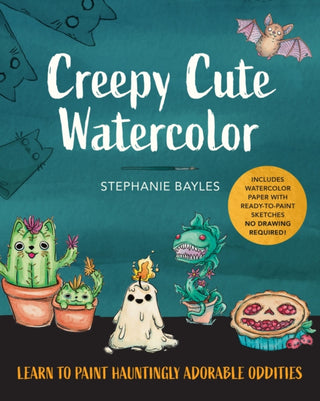 Cover image for 9781577156864 - Creepy Cute Watercolor